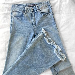 Flared Denim Jeans